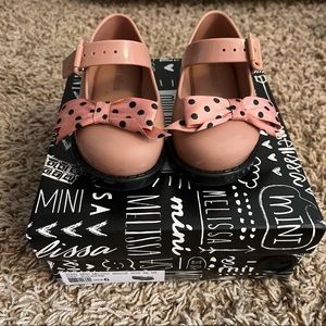 Mini Melissa Maggie Bow Mary Jane Shoes